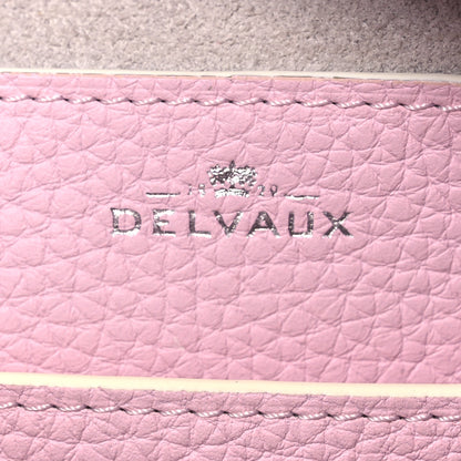 Delvaux Taurillon Soft Mini Cool Box Satchel Light Pink 7 of 14