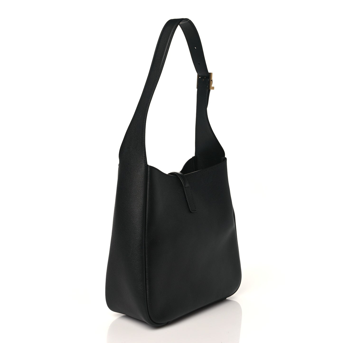Smooth Calfskin Small Le 5 A 7 Soft Hobo Black