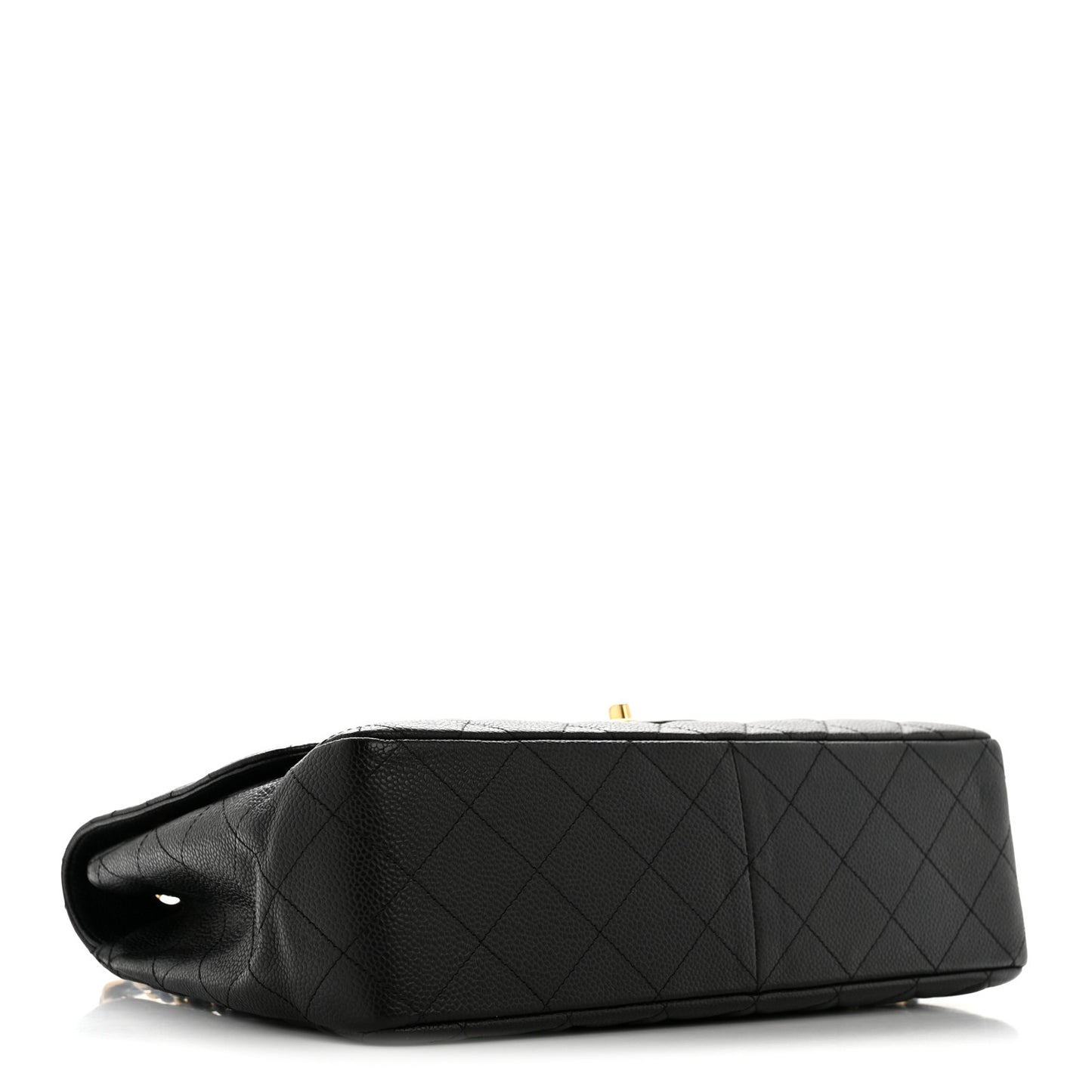 Caviar Quilted Jumbo Single Flap Black