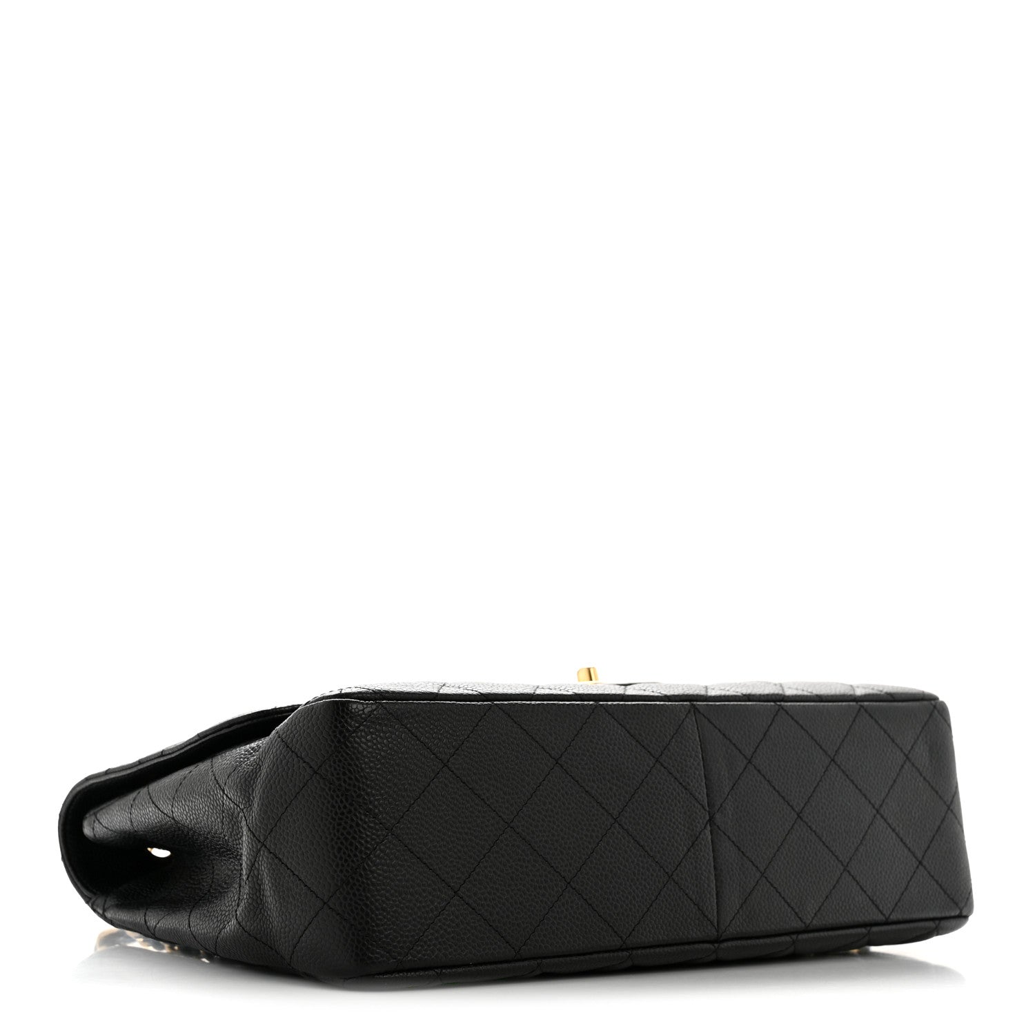 Chanel Caviar Quilted Jumbo Single Flap Black 4 of 14
