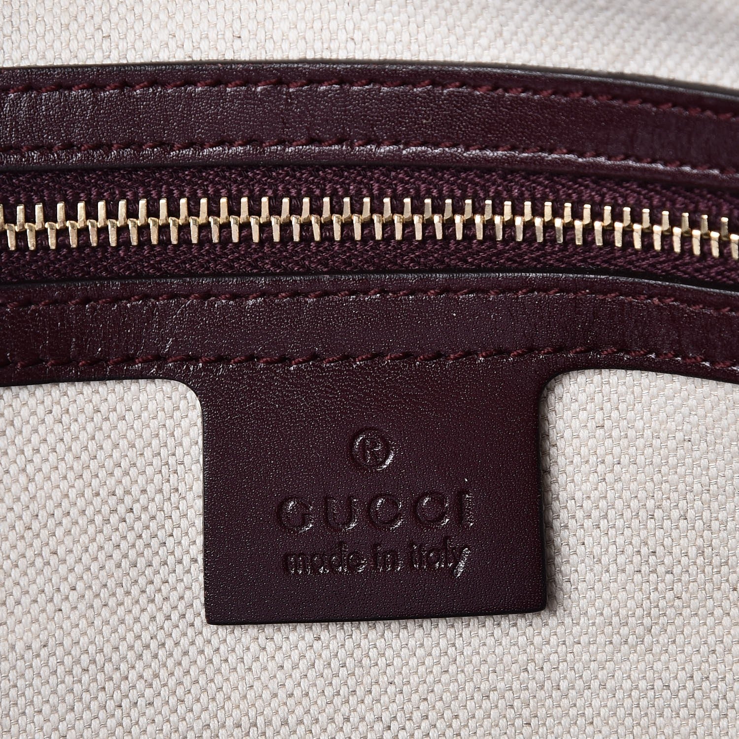 Gucci Imprime Monogram Medium Boston Bordeaux 6 of 7