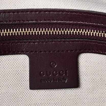 Gucci Imprime Monogram Medium Boston Bordeaux 6 of 7