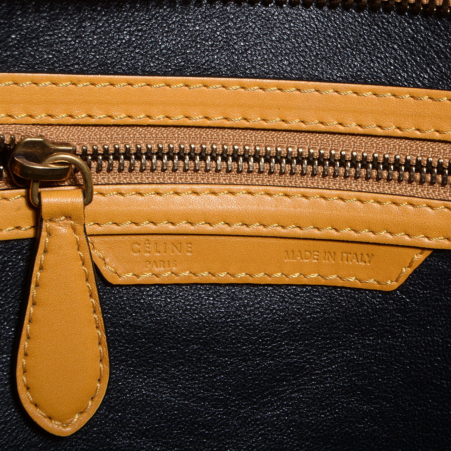Smooth Calfskin Mini Luggage Amber