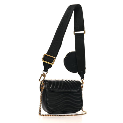 Louis Vuitton Calfskin New Wave Multi Pochette Black 3 of 9