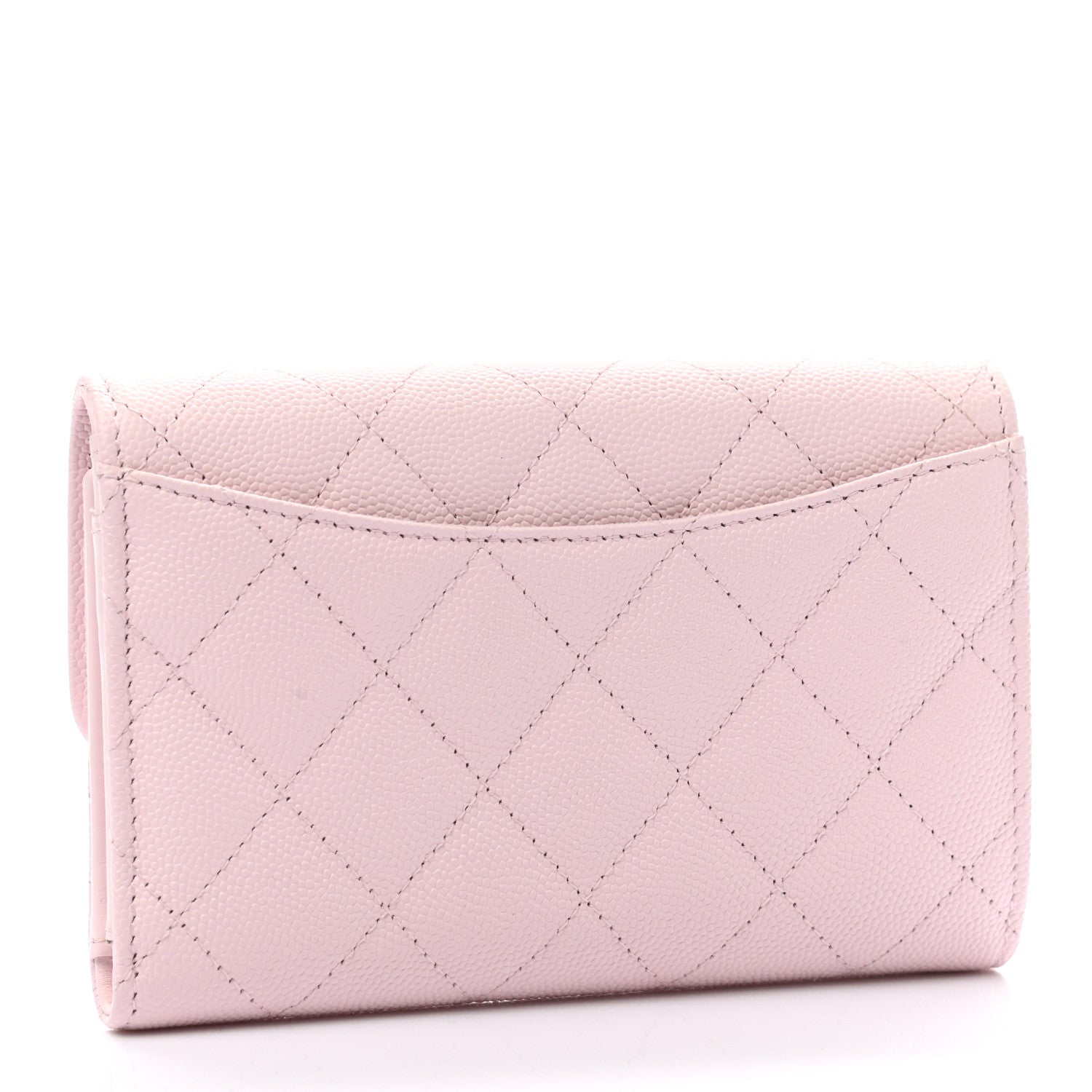 Chanel Caviar Quilted Medium Flap Wallet Pink 3 of 11