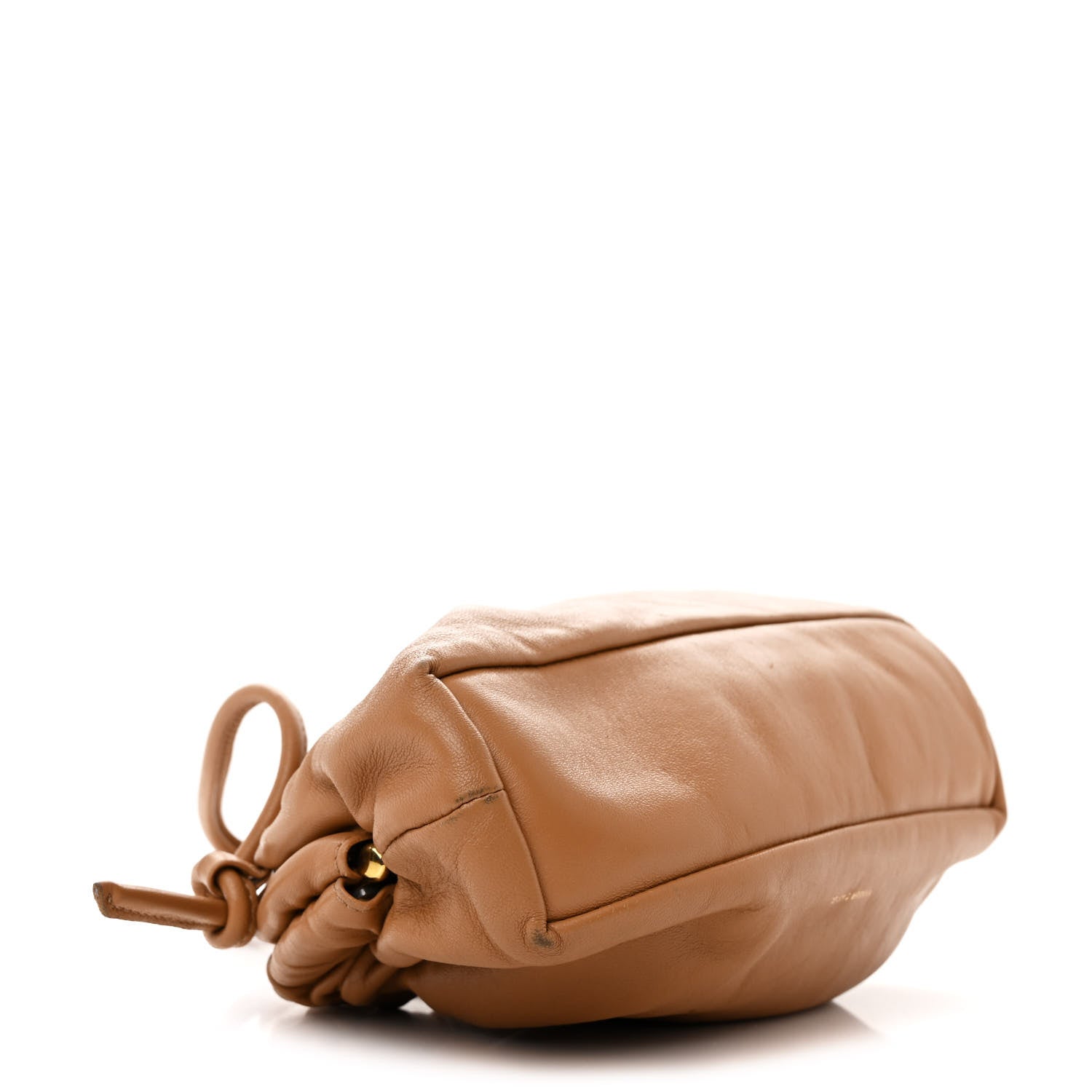 Mansur Gavriel Lambskin Cloud Mini Clutch Caramel 4 of 13