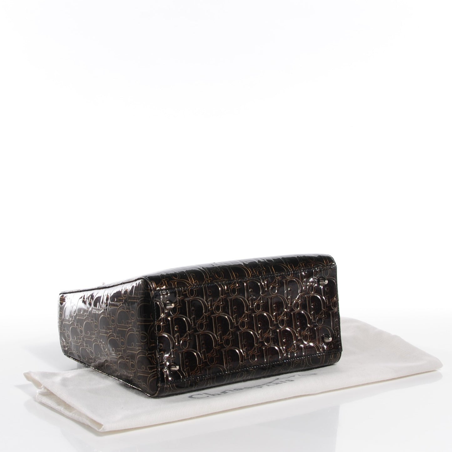 Patent Ultimate Medium Lady Dior Brown