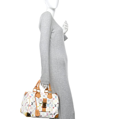 Louis Vuitton Monogram Multicolor Speedy 30 White 2 of 12