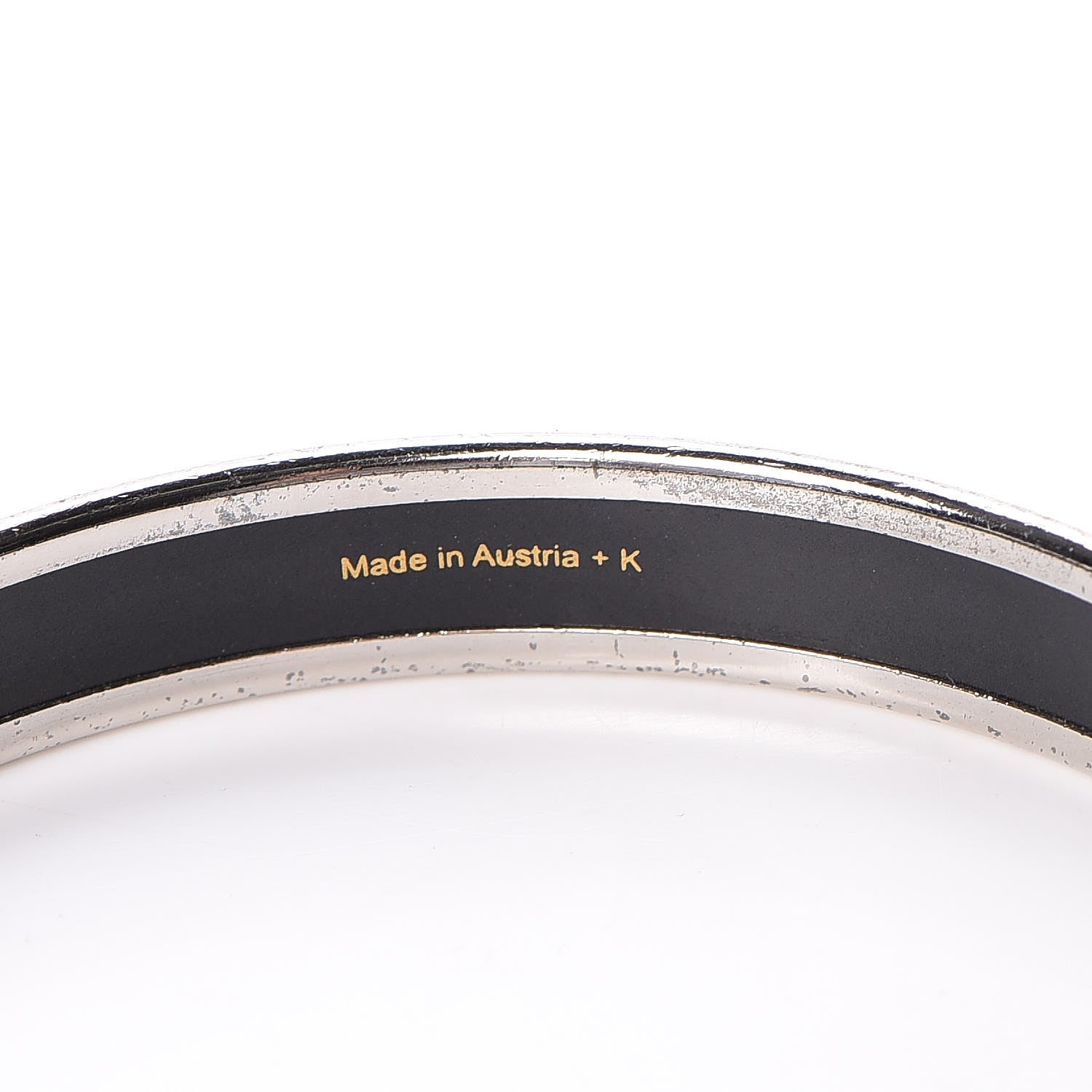 Hermes Enamel Printed Narrow Bracelet 65 5 of 6