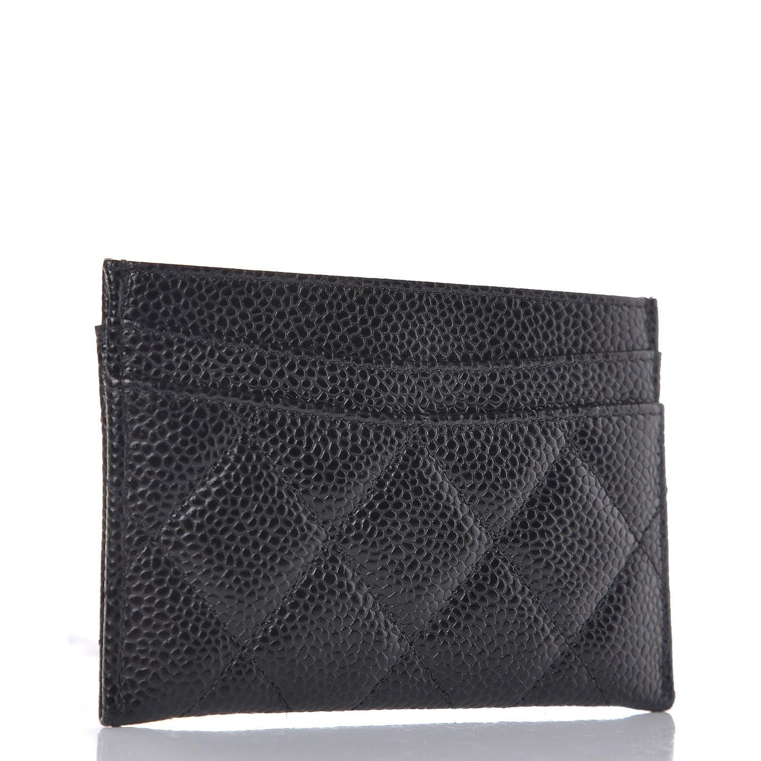 Chanel Caviar Quilted Card Holder Black 3 of 9
