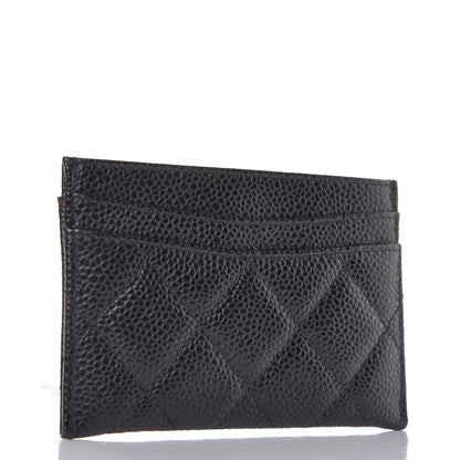 Chanel Caviar Quilted Card Holder Black 3 of 9