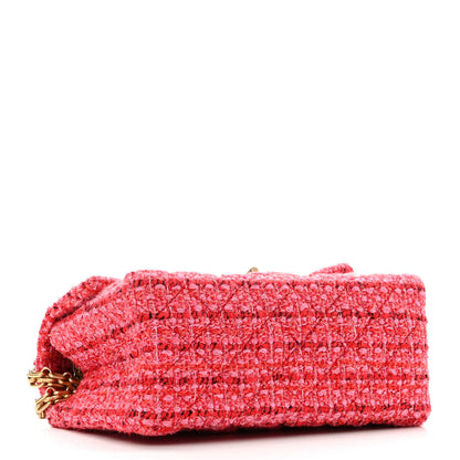 Chanel Tweed Quilted Mini 2.55 Reissue Flap Red Ecru Black 4 of 14