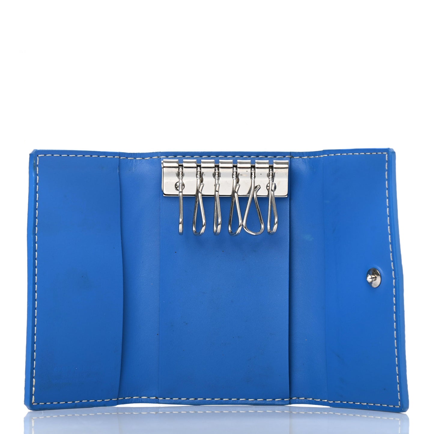 Goyardine Saint Michel 6 Key Holder Sky Blue