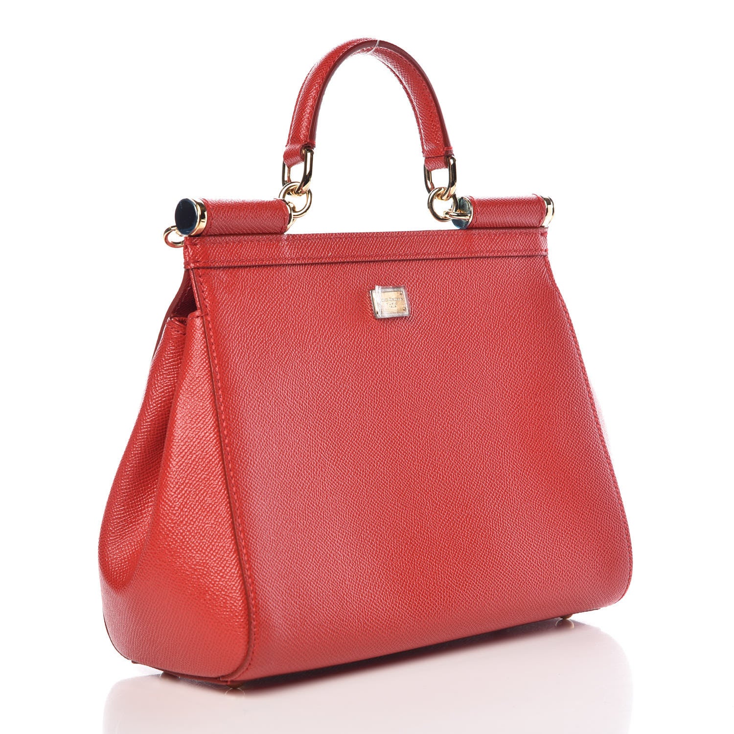Dolce & Gabbana Dauphine Embellished Medium Miss Sicily Satchel Rosso 3 of 8