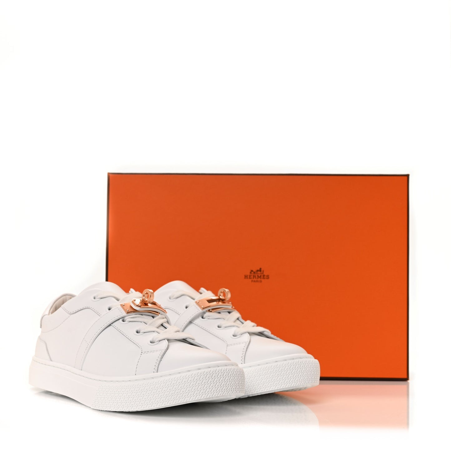Calfskin Day Sneakers 36 White