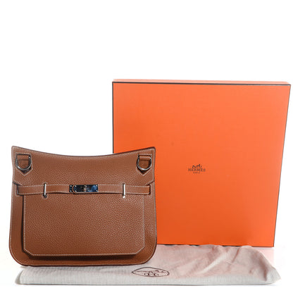 Hermes Taurillon Clemence Jypsiere 28 Gold 6 of 22