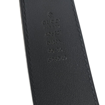 Gucci Textured Calfskin Double G 40mm Belt 90 36 Black 3 of 7