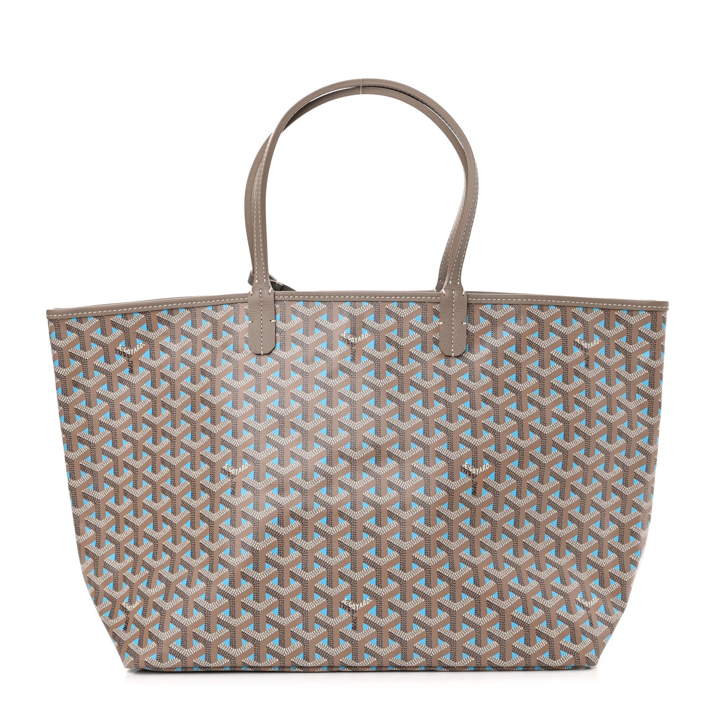Goyardine Saint Louis Claire Voie PM Grege Turquoise