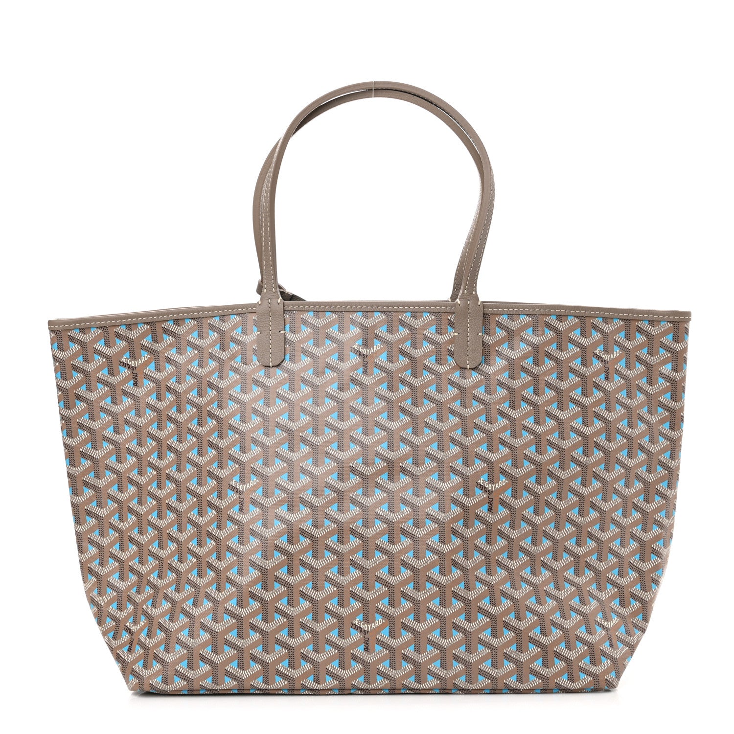 Goyard Goyardine Saint Louis Claire Voie PM Grege Turquoise 3 of 11