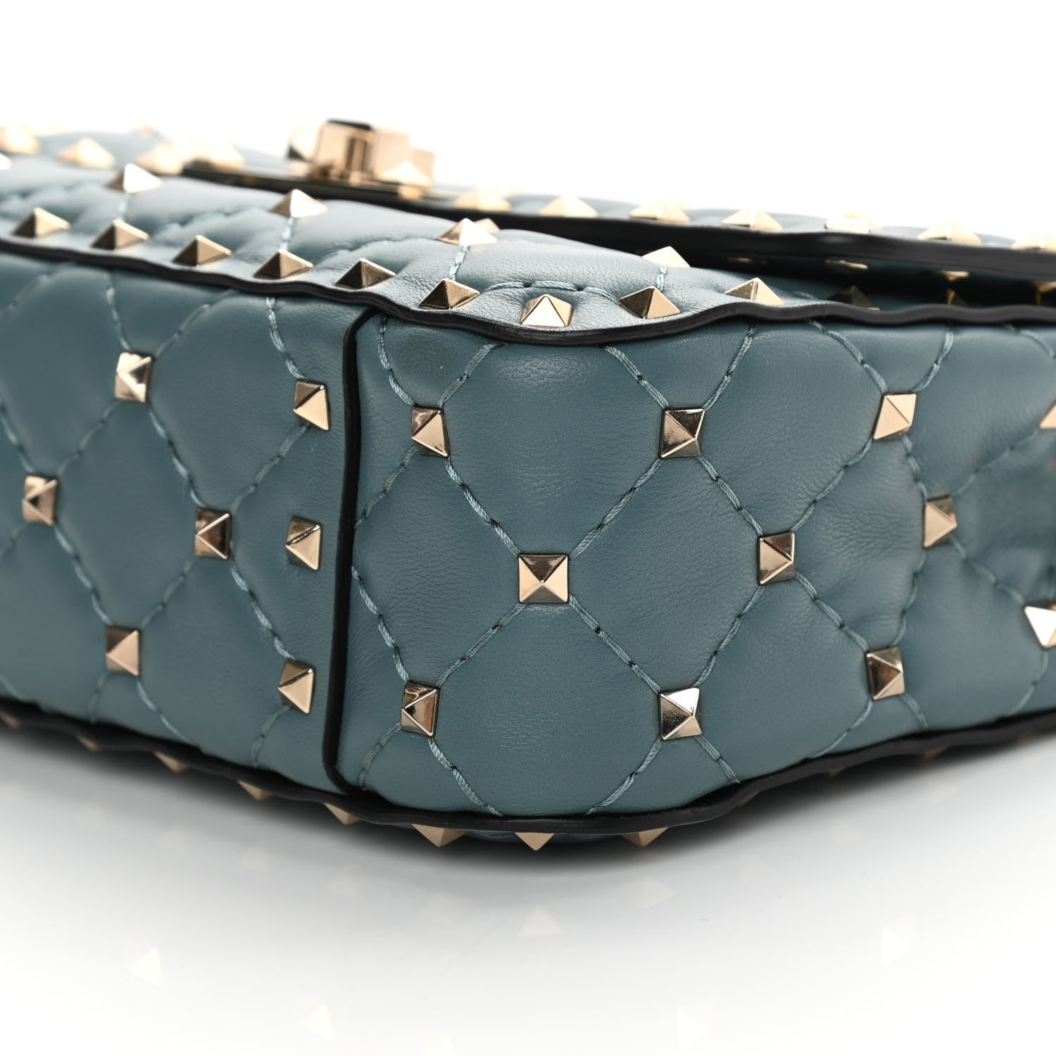 Valentino Garavani Nappa Small Rockstud Spike Shoulder Bag Amadeus 9 of 11