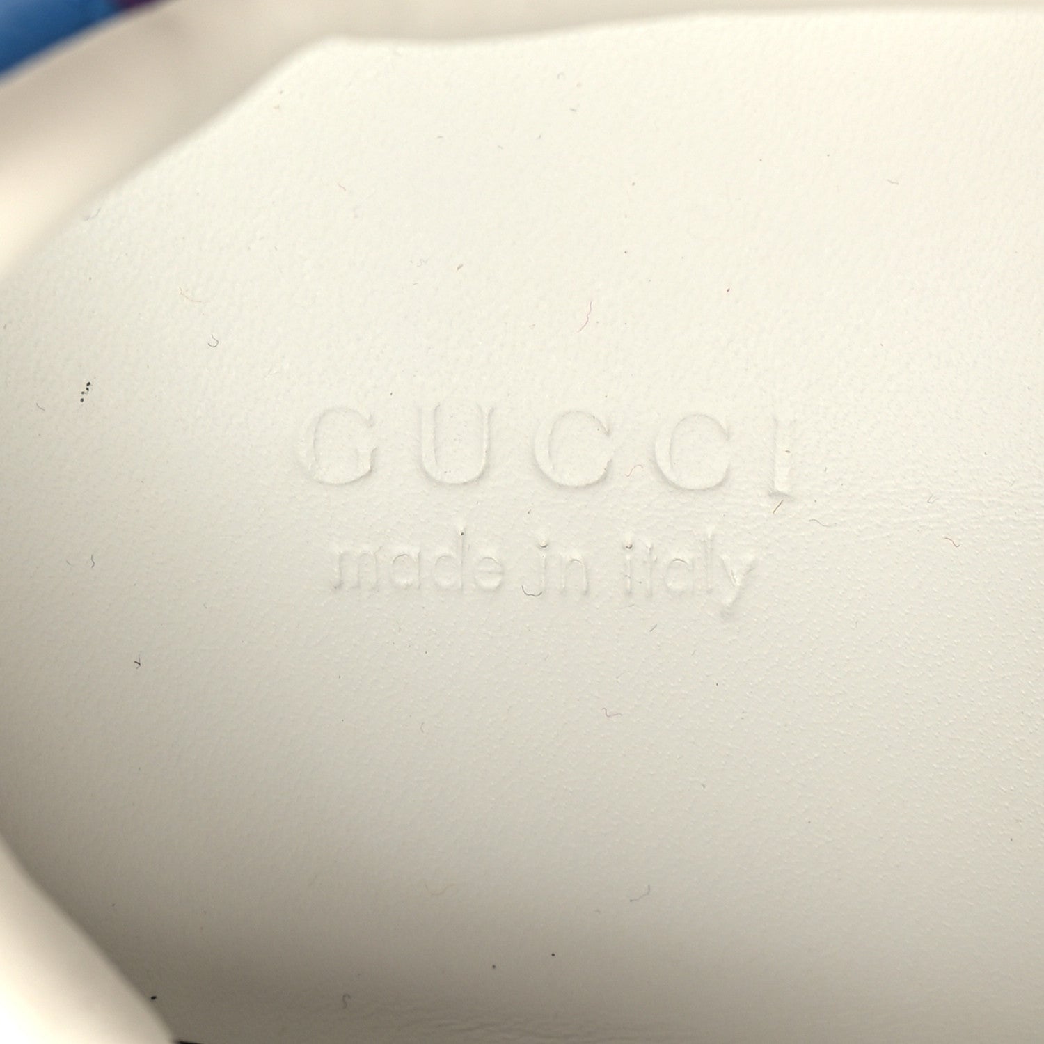 Gucci Calfskin GG Supreme Monogram Perforated Womens Platform 55mm Sneakers 40.5 Beige Ebony Sugar Pink Crop Shine Purple 8 of 9