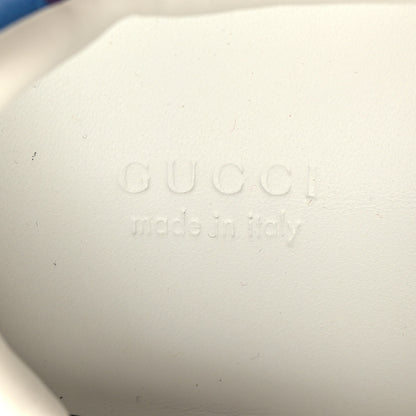 Gucci Calfskin GG Supreme Monogram Perforated Womens Platform 55mm Sneakers 40.5 Beige Ebony Sugar Pink Crop Shine Purple 8 of 9