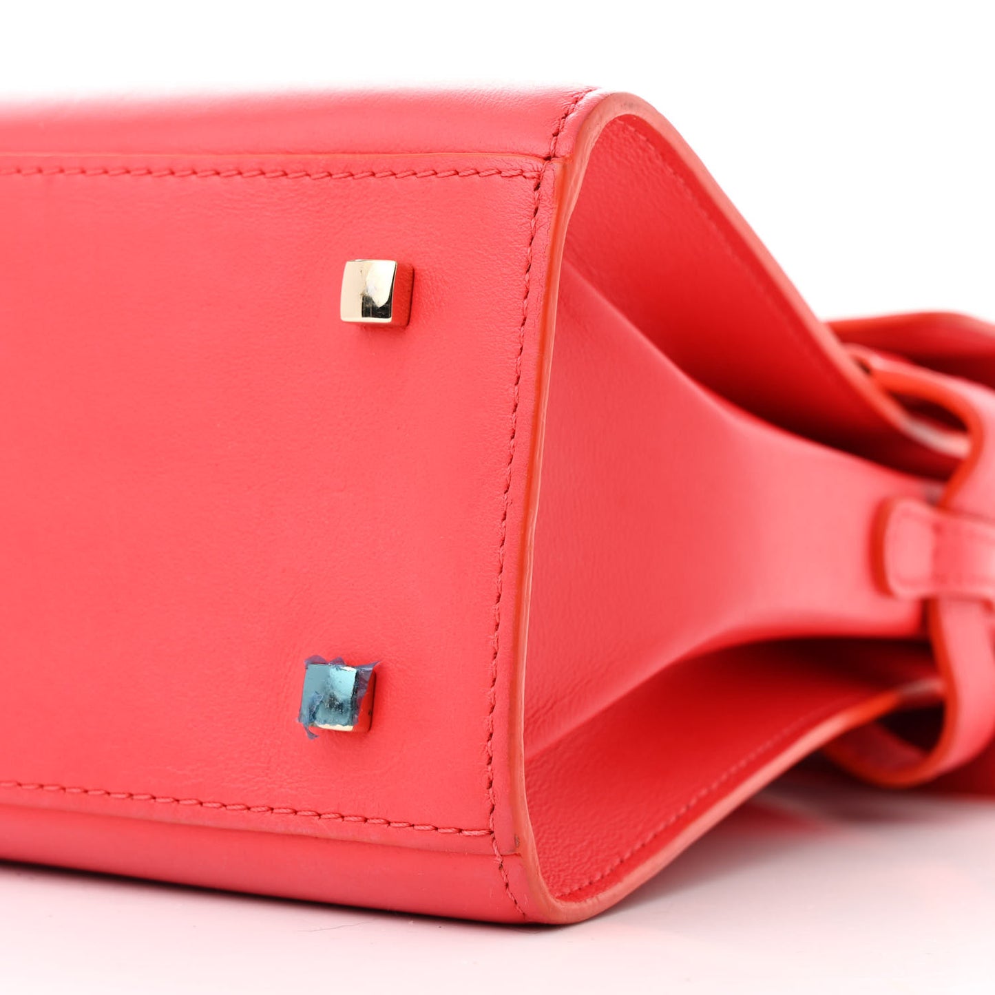 Calfskin MM Tempete Satchel Coral