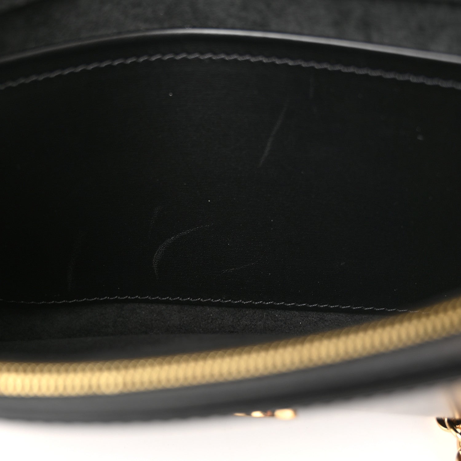 Louis Vuitton Calfskin Chain Louise GM NM Black 10 of 12