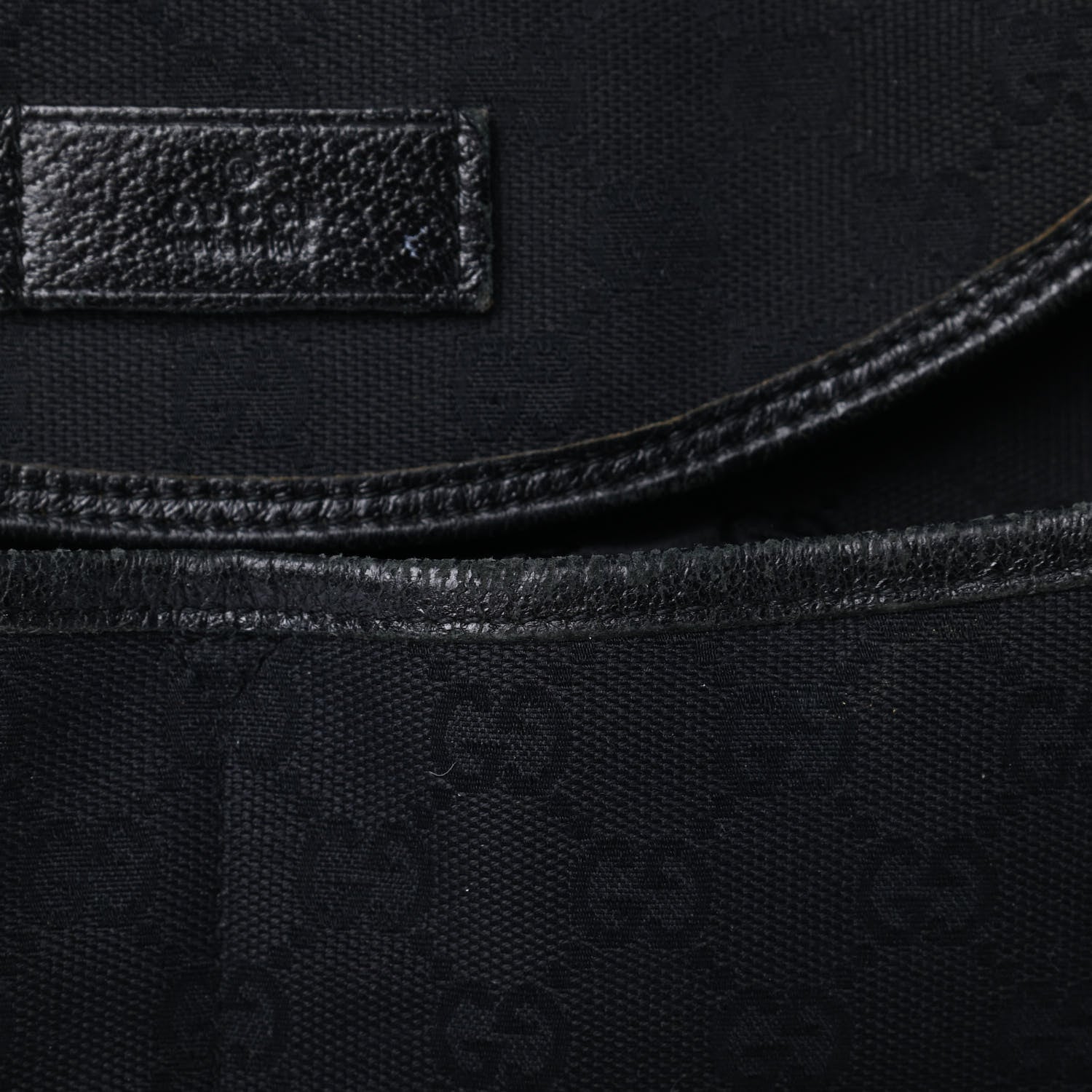 Gucci Monogram Large Diaper Bag Black 5 of 5