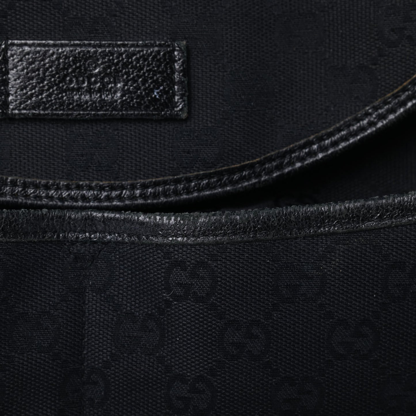 Monogram Large Diaper Bag Black