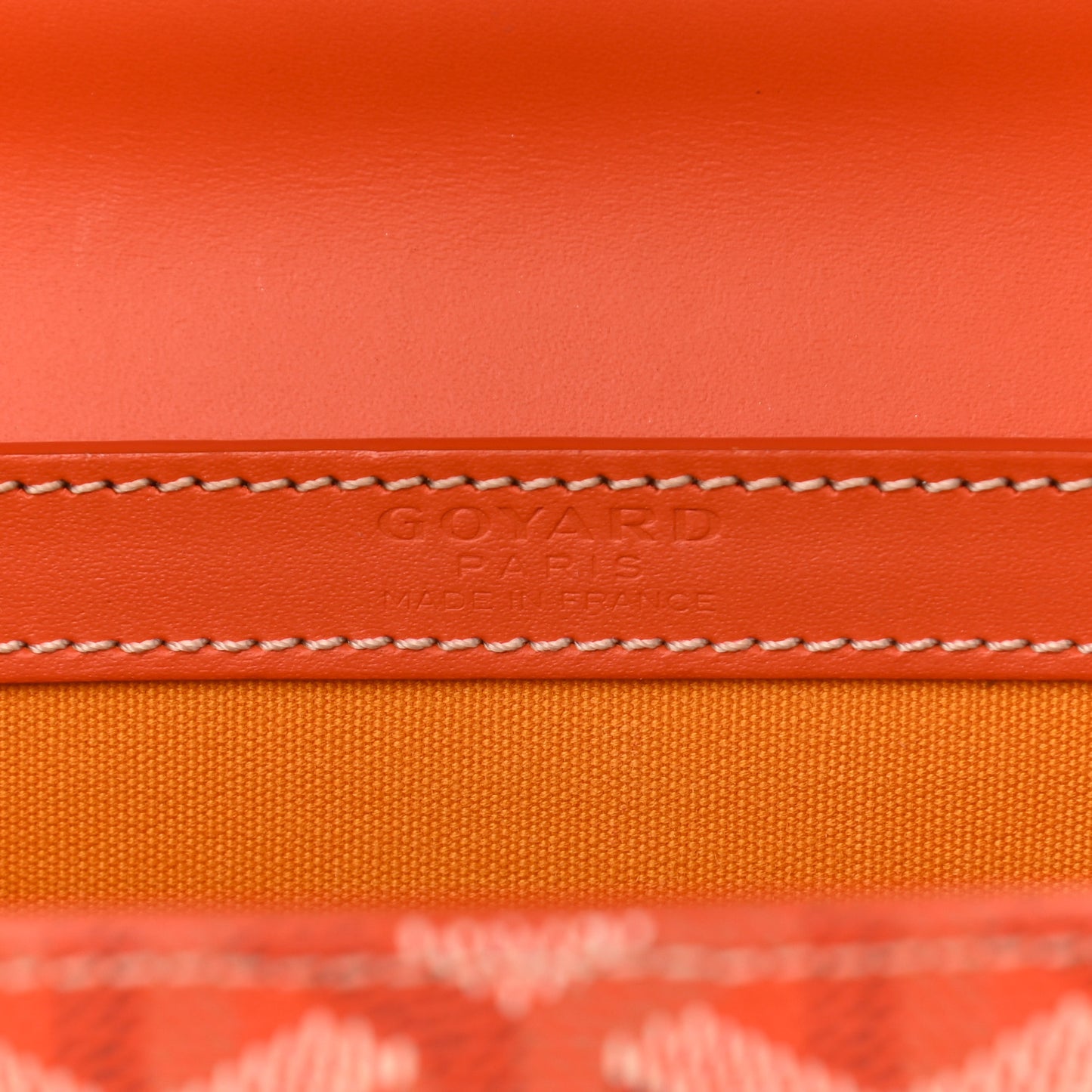 Goyardine Structure Mini Saigon Orange