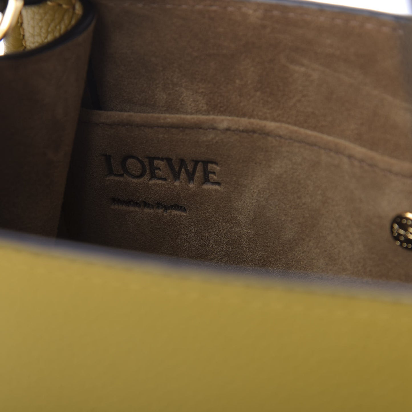 Calfskin Mini Gate Tote Ochre