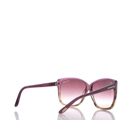 Tom Ford Lydia Sunglasses TF228 Purple Tortoise 4 of 7