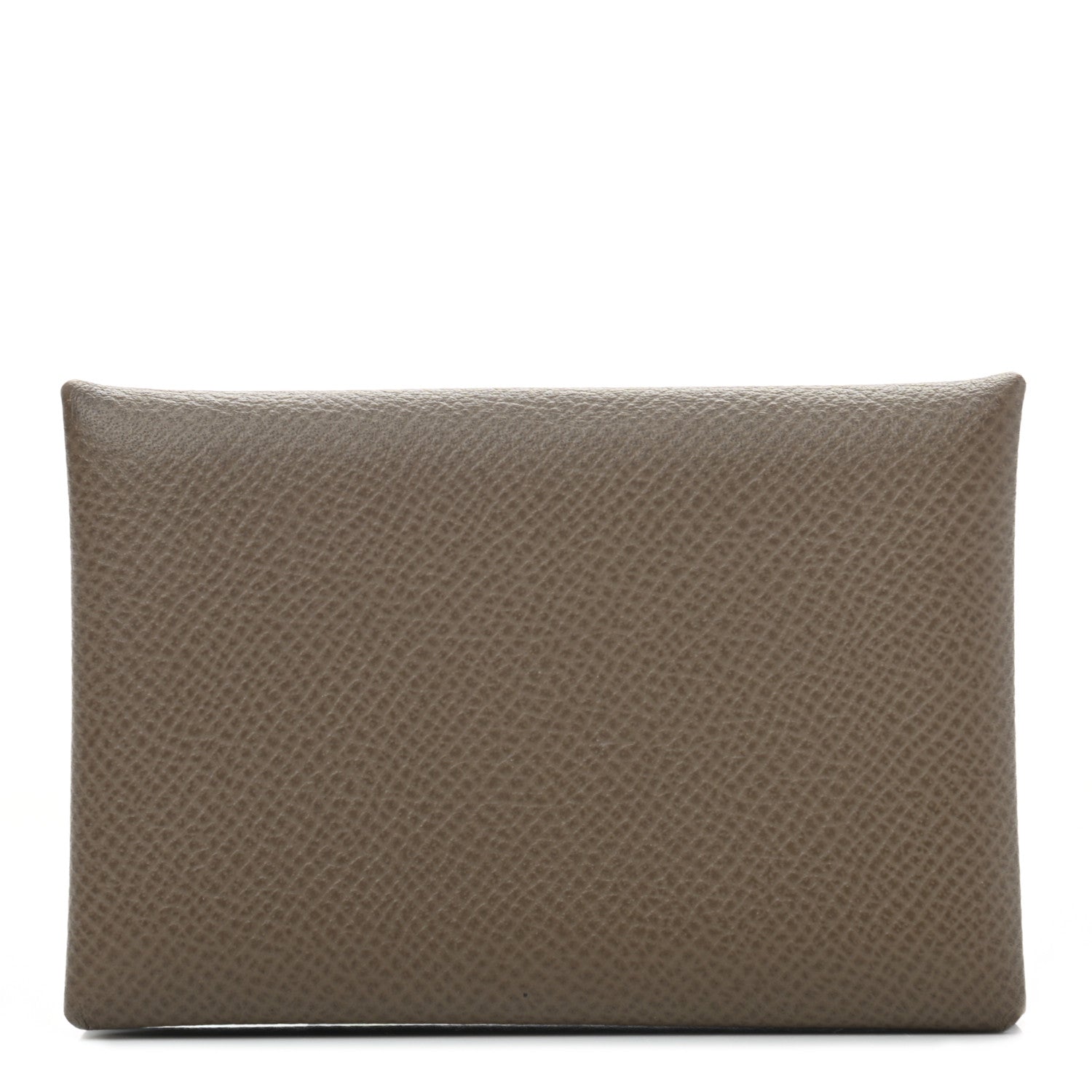 Hermes Epsom Calvi Card Case Etoupe 1 of 7