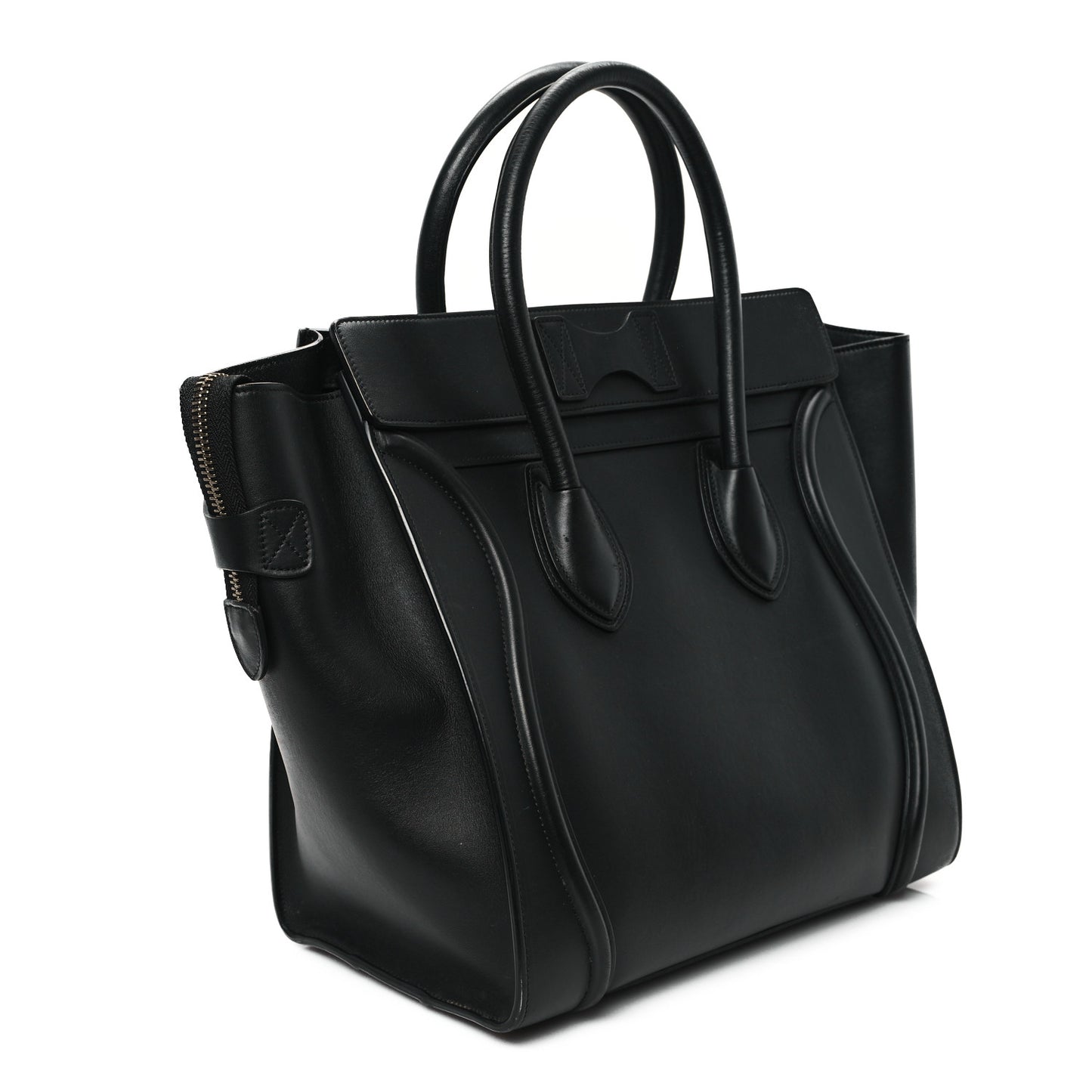 Smooth Calfskin Mini Luggage Black