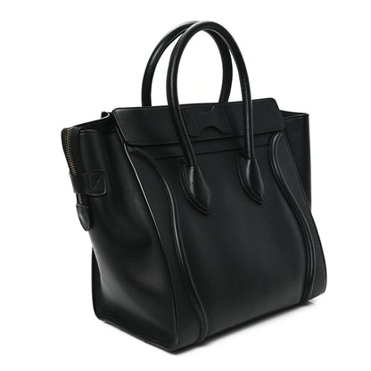 Celine Smooth Calfskin Mini Luggage Black 3 of 12