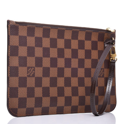 Louis Vuitton Damier Ebene Neverfull MM GM Pochette 3 of 8