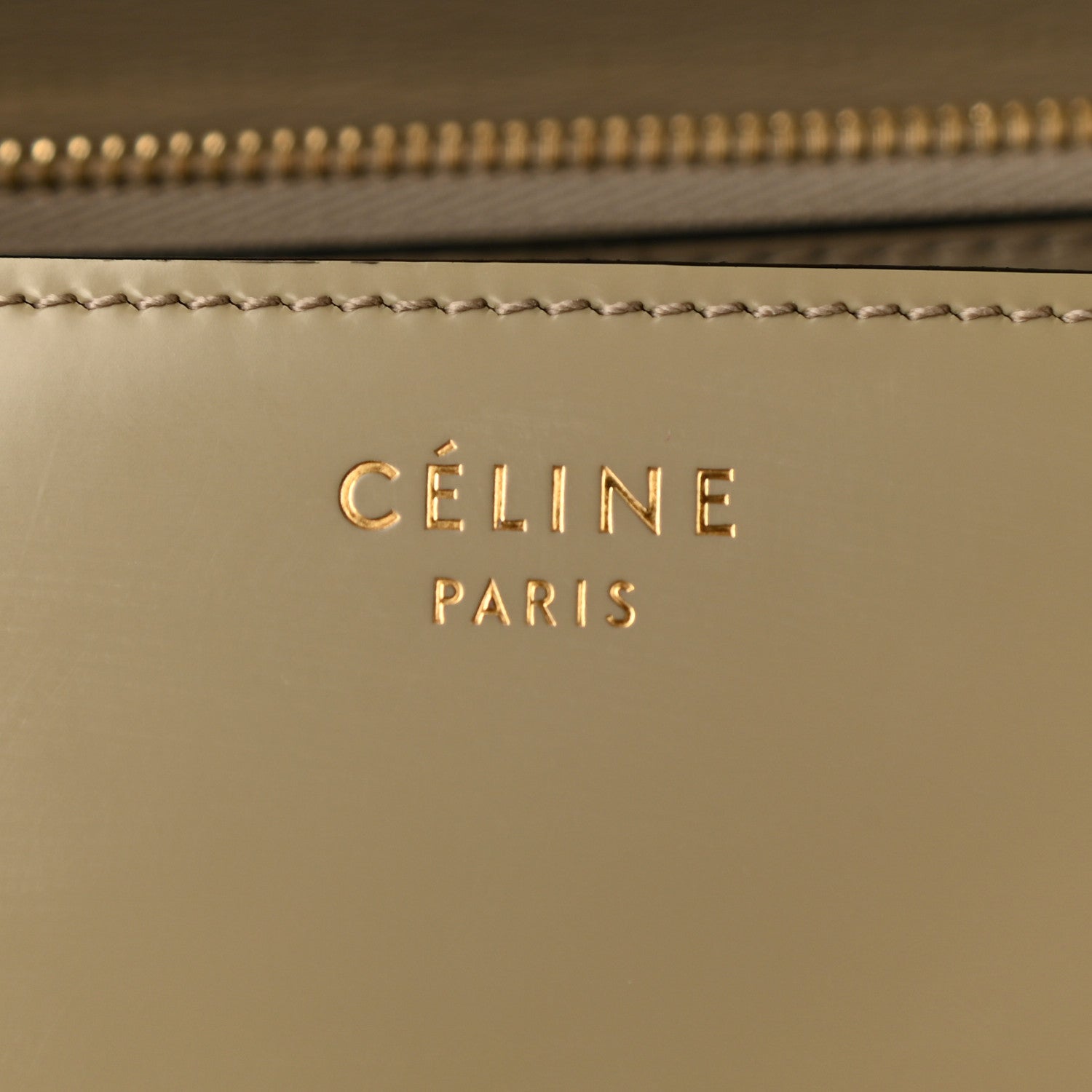 Celine Spazzolato Calfskin Medium Classic Box Flap Bag Quartz 6 of 10