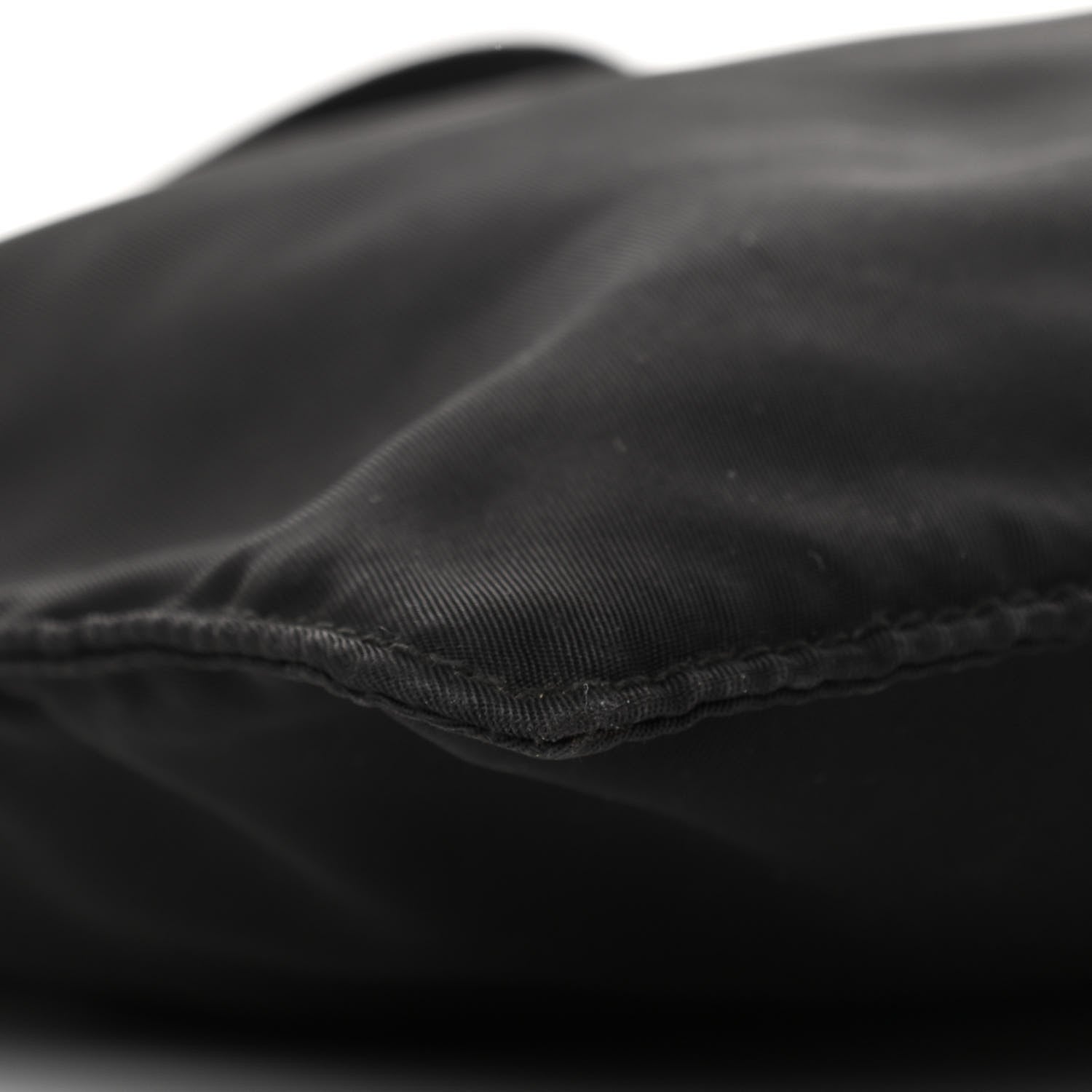 Prada Nylon Vela Flat Messenger Bag Black 7 of 11