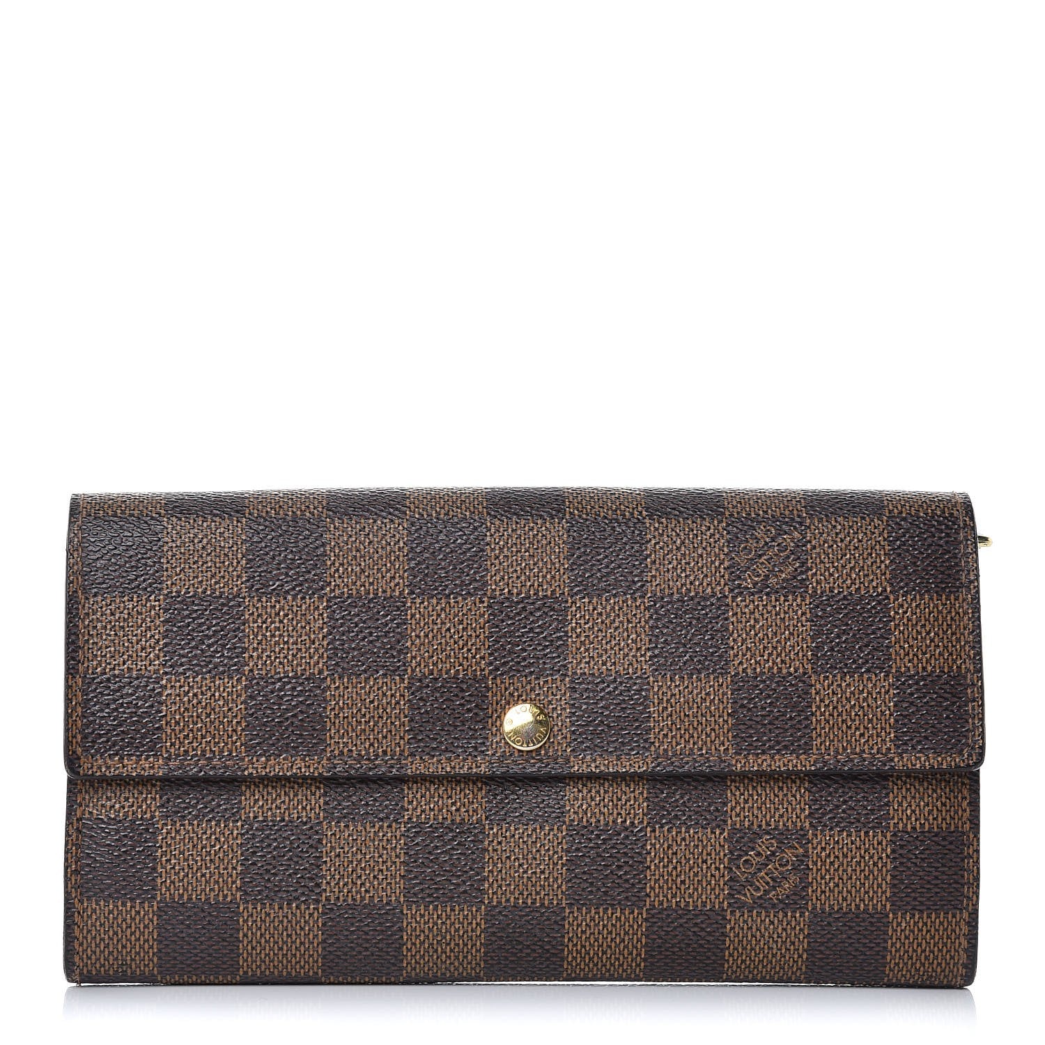 Louis Vuitton Damier Ebene Sarah Wallet 1 of 10