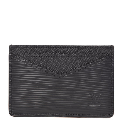 Louis Vuitton Epi Neo Porte-Cartes Card Holder Black 1 of 7
