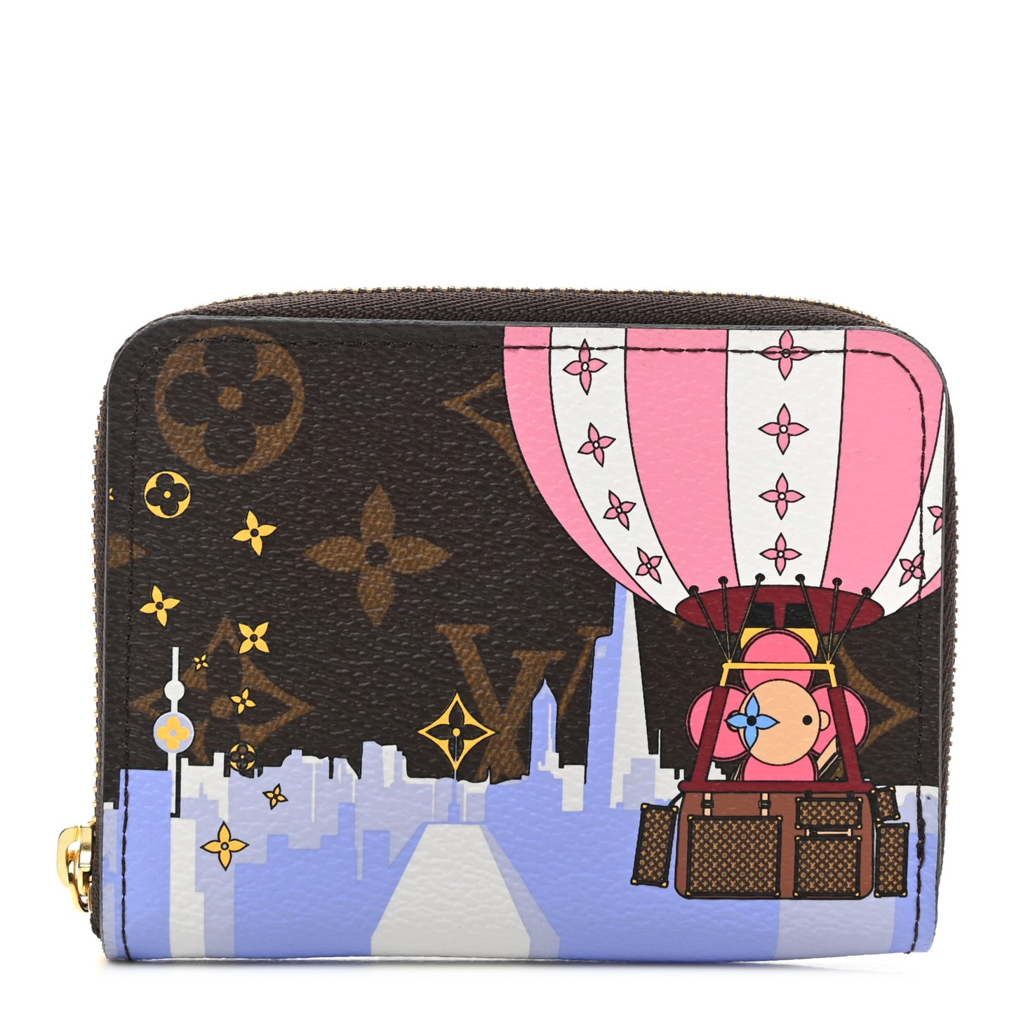 Monogram 2019 Christmas Animation Zippy Coin Purse