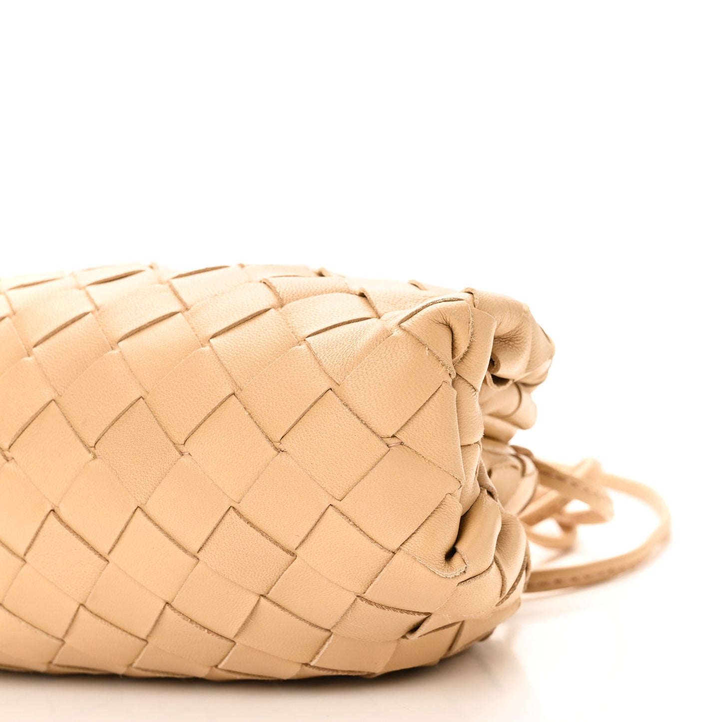 Nappa Intrecciato The Mini Pouch Almond
