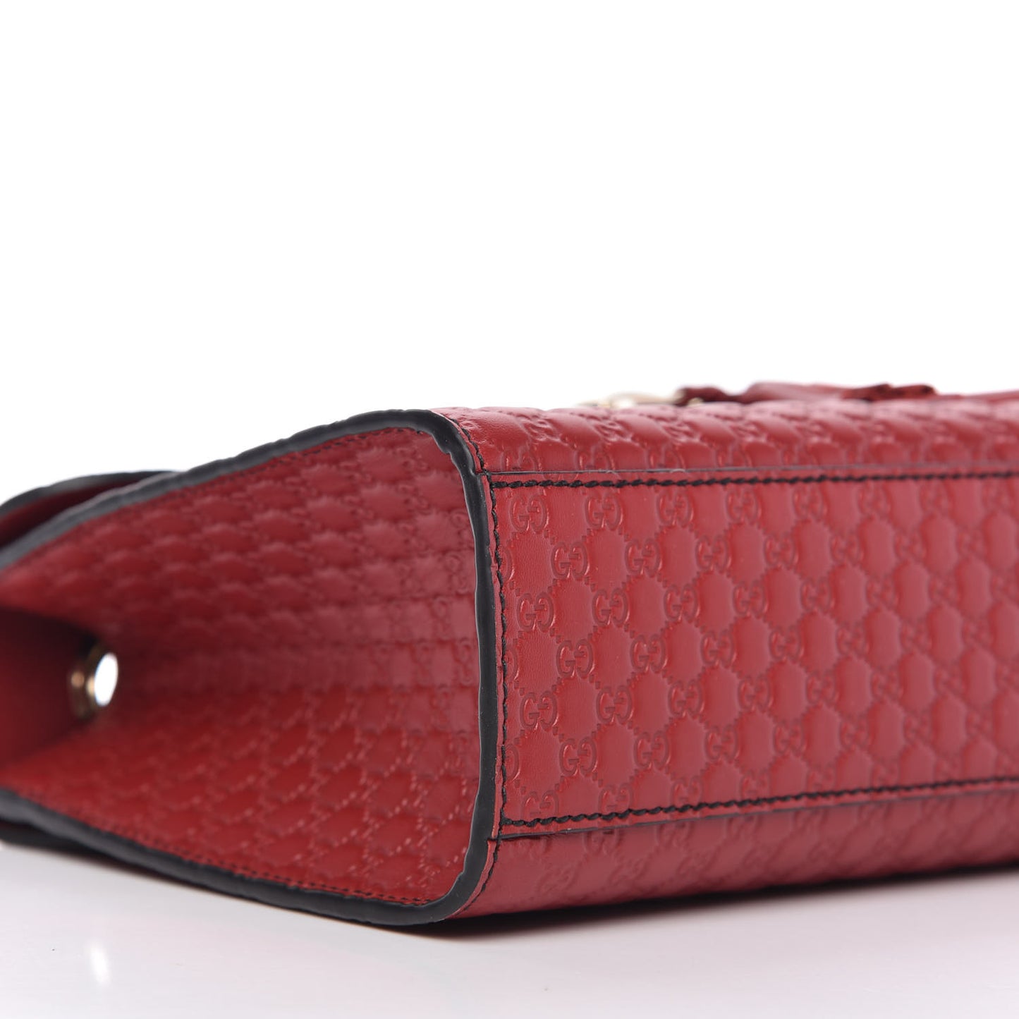 Microguccissima Medium Emily Chain Shoulder Bag Red