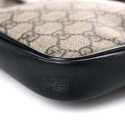Gucci GG Supreme Monogram Web Belt Bag Black 13 of 15
