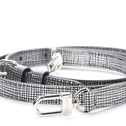 Louis Vuitton Metallic Epi Petit Malle Adjustable Shoulder Strap Black Silver 3 of 4