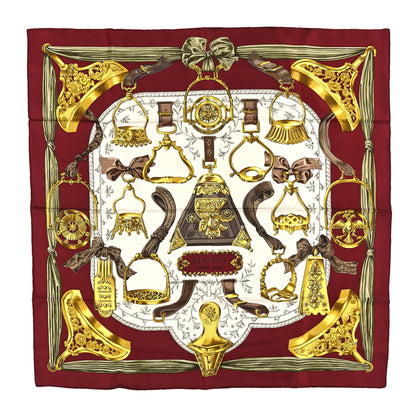 Hermes Silk Concours D Etriers Scarf 90 1 of 4