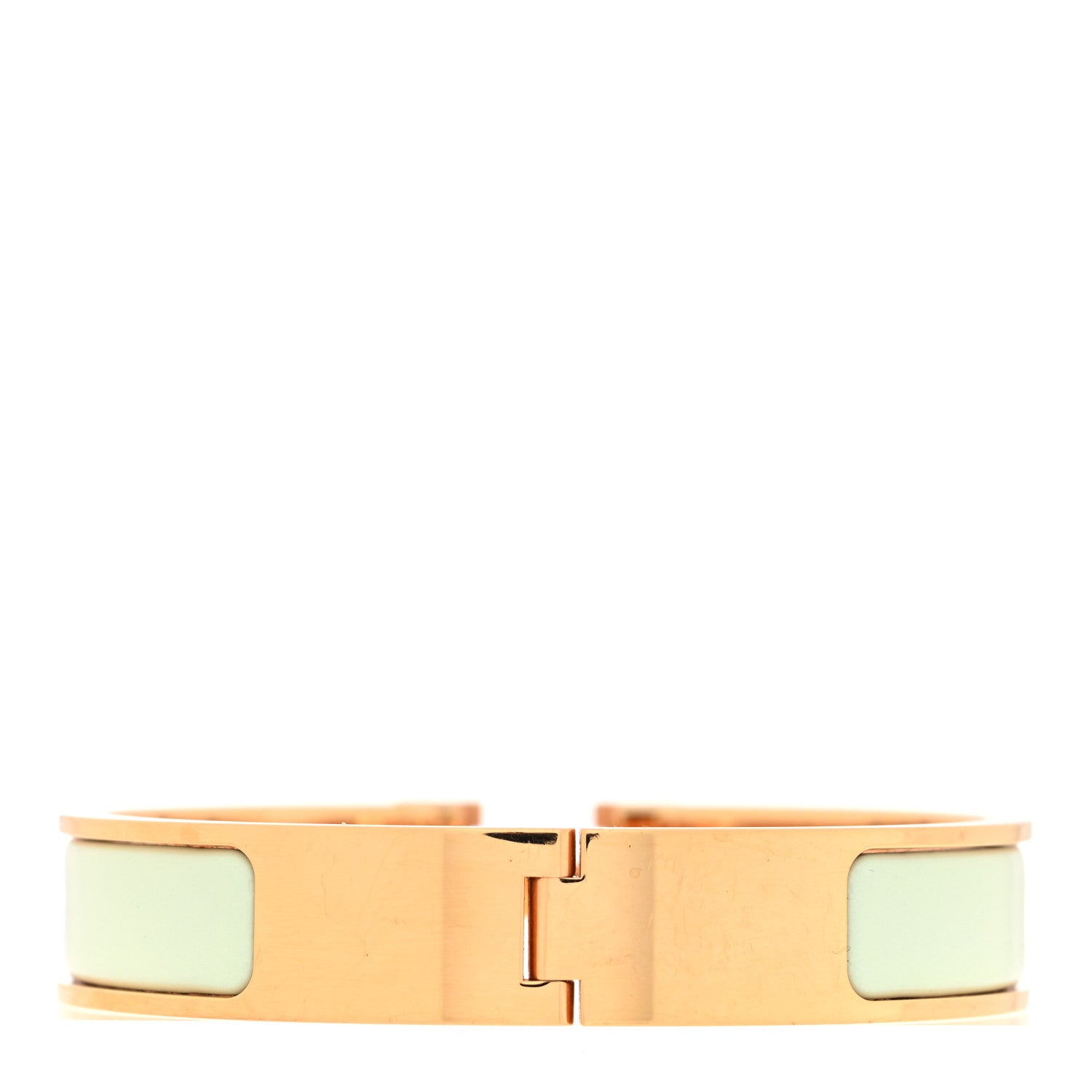 Hermes Enamel Narrow Clic Clac H Bracelet PM Vert Fizz 3 of 5
