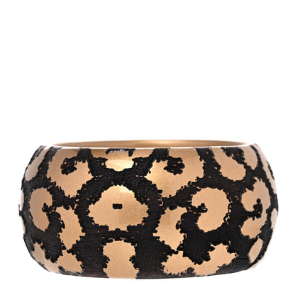 Louis Vuitton Leomonogram Wide Bracelet Gold 3 of 4