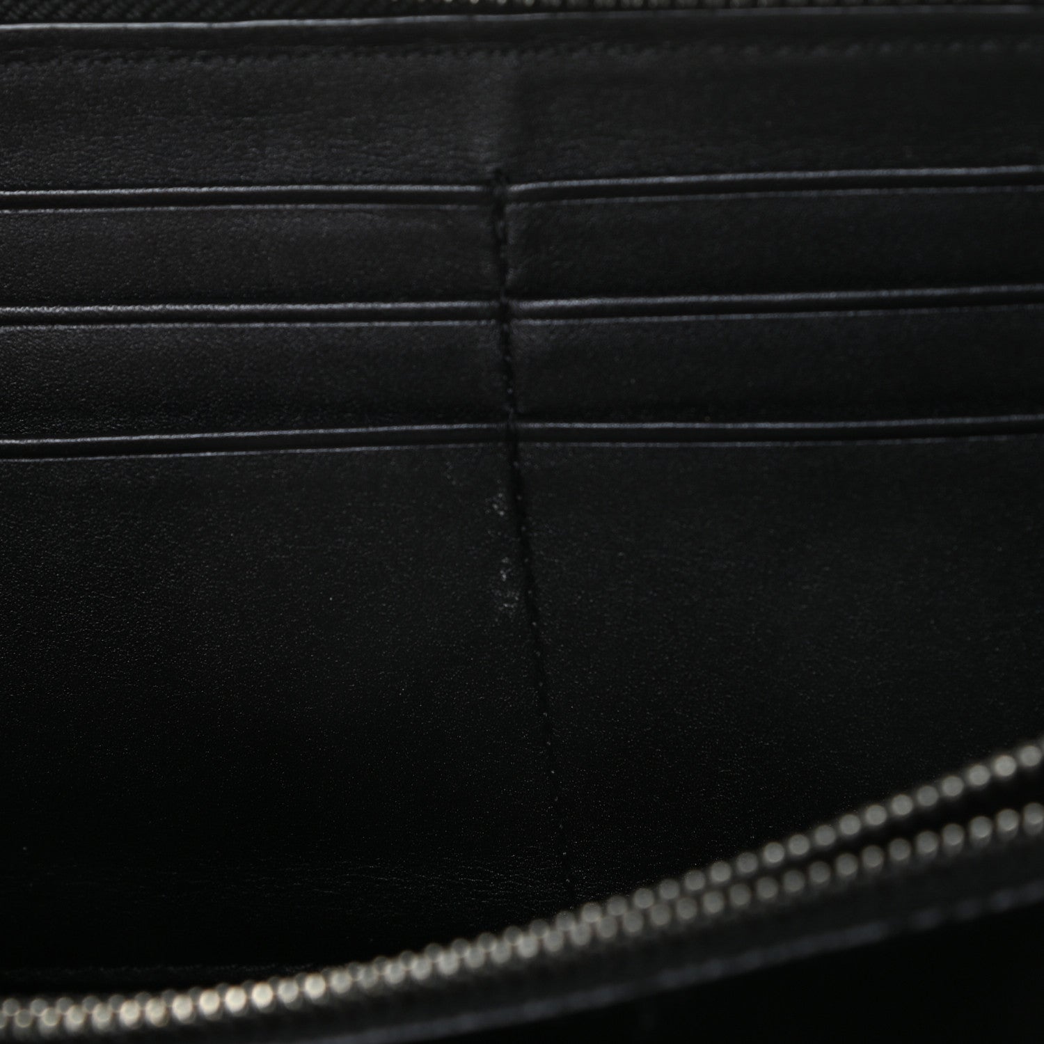 MCM Skyoptic Visetos Zip Around Wallet Spectrum Diamond Black 8 of 9